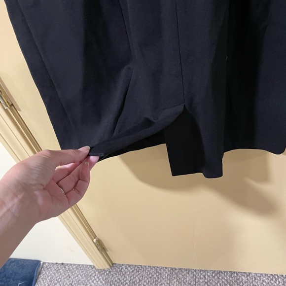 Talbots Elegant Black Lace Sleeve Dress - Picture 3 of 8